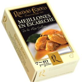 RAMON FRANCO, MEJILLON EN ESCABECHE 7/10 PIEZAS CON ACEITE DE OLIVA