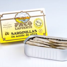 CONSERVERA GALLEGA, PACO LAFUENTE SARDINILLAS EN ACEITE RO-120 16/18