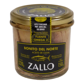 ZALLO, LOMOS DE BONITO DEL NORTE COST. EN ACEITE DE OLIVA T220