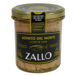 ZALLO, LOMOS DE BONITO DEL NORTE COST. EN ACEITE DE OLIVA T350