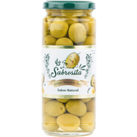 LA SABROSITA, FRASCO ACEITUNAS SABOR NATURAL 195G
