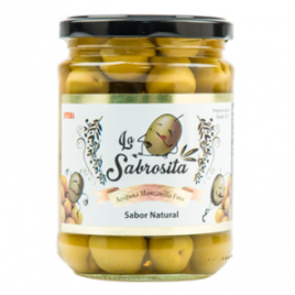 LA SABROSITA, FRASCO ACEITUNAS SABOR NATURAL 250G