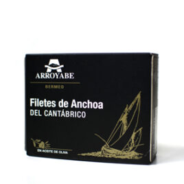 ARROYABE, FILETES ANCHOAS DEL CANTABRICO EN ACEITE DE OLIVA EDICION ESPECIAL “HANSA” 120GR