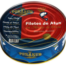 PESSUR, FILETES DE ATUN EN ACEITE DE OLIVA LATA LITOGRAFIADA RO1850