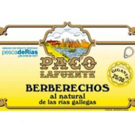 CONSERVERA GALLEGA, PÀCO LAFUENTE BERBERECHOS NAT. R.G 25/30 RO-120