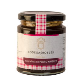BODEGAS ROBLES, MERMELADA ECOLOGICA DE PEDRO XIMENEZ 275G