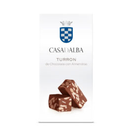 CASA DE ALBA, TURRON CHOCOLATE DE ALMENDRA MARCONA 200G